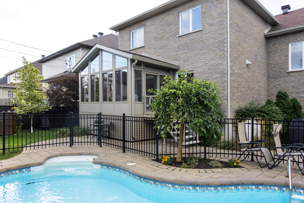 Solarium véranda isolé